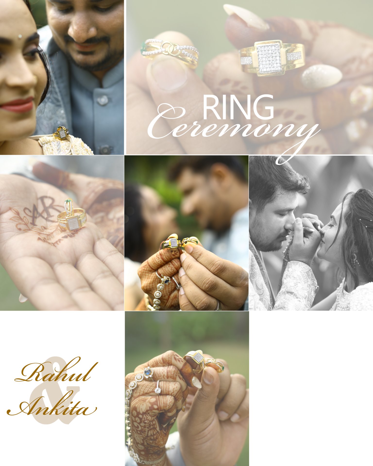 Rahul & Ankita’s Ring Ceremony – A Beautiful Celebration of Love